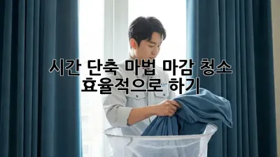 시간 단축 마법! 마감 청소 효율적으로 하기 ✨